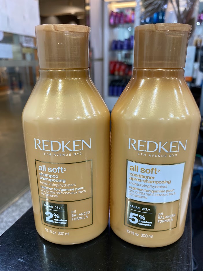 REDKEN ALL SOFT Argan Oil shampoo conditioner pack FOR DRY & BRITTLE HAIR