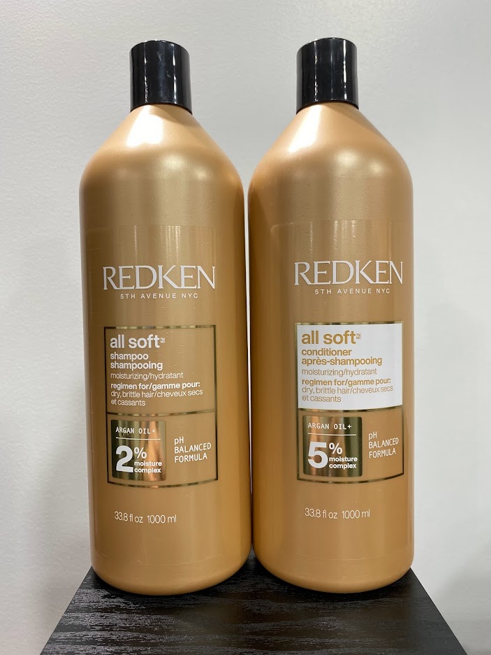 REDKEN ALL SOFT shampoo conditioner 1000ml pack