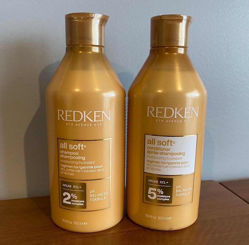 REDKEN ALL SOFT shampoo 500ml and conditioner 500ml pack