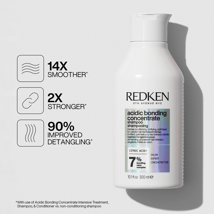 Redken Acidic Bonding Concentrate Shampoo & Conditioner 300ml Duo - Image 6